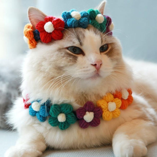 Flower Collar For Cats - MOMOPOPO